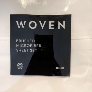 King Woven Brushed Microfiber Sheet Set.